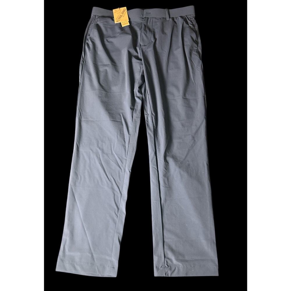 PJ Paul Jones Pants Mens Medium Blue Pleated Stretch